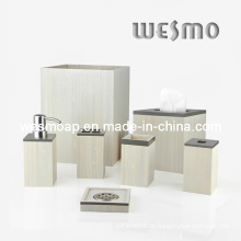 Weiß-gewaschenes Piant Bambus-Bad-Set (WBB0450A)